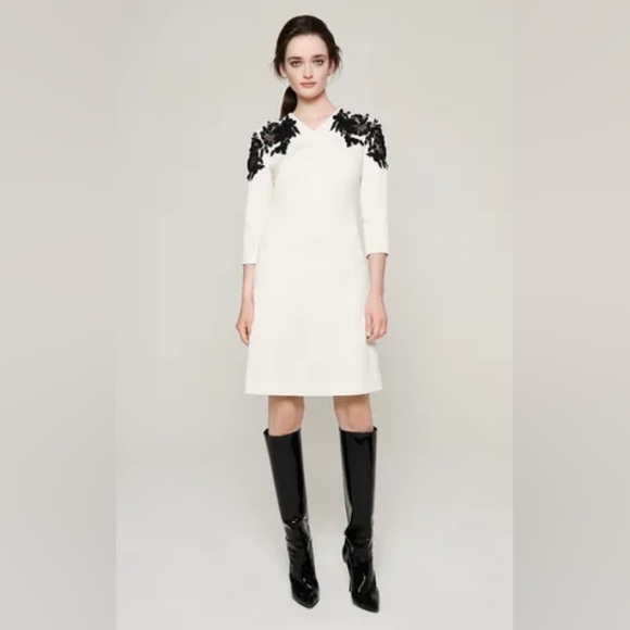 Escada Dresses & Skirts - NWT Escada Embroidered Jacquard Dress Sz 42